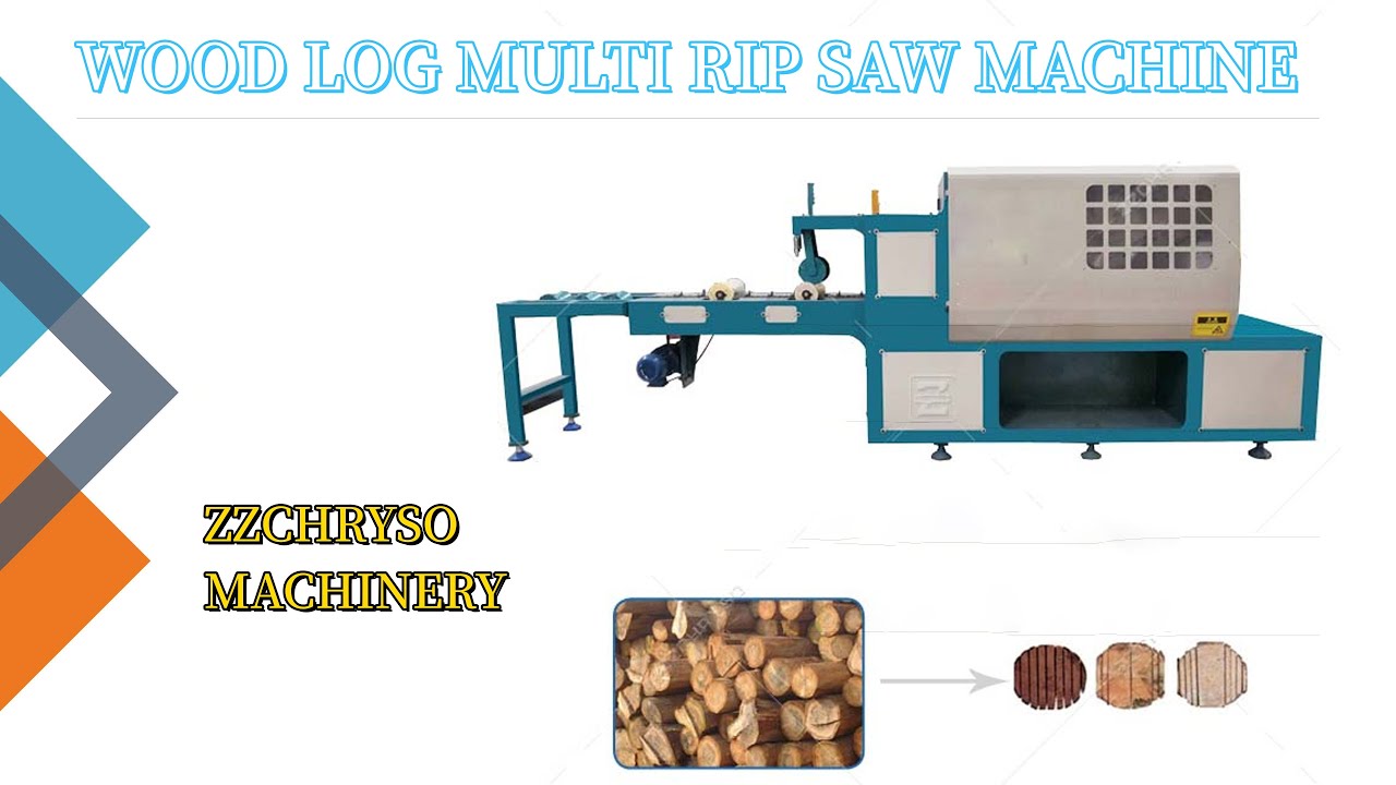 300 wood log multi rip saw machine 1