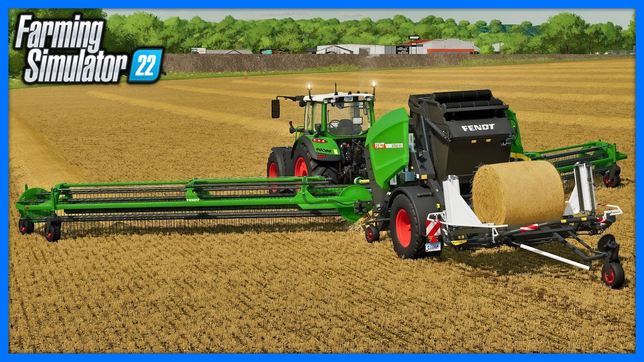 Agco Baler Pack with Windrower (Mod Preview) | Farming Simulator 22