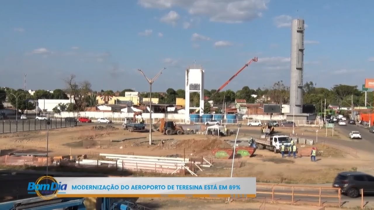 Obras de modernização no Aeroporto de Teresina estão em estado avançado 13 09 2024