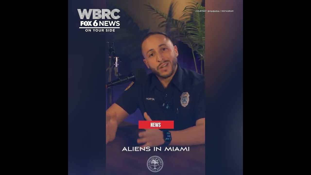 A large police presence descended on an outdoor mall in Miami on Monday.