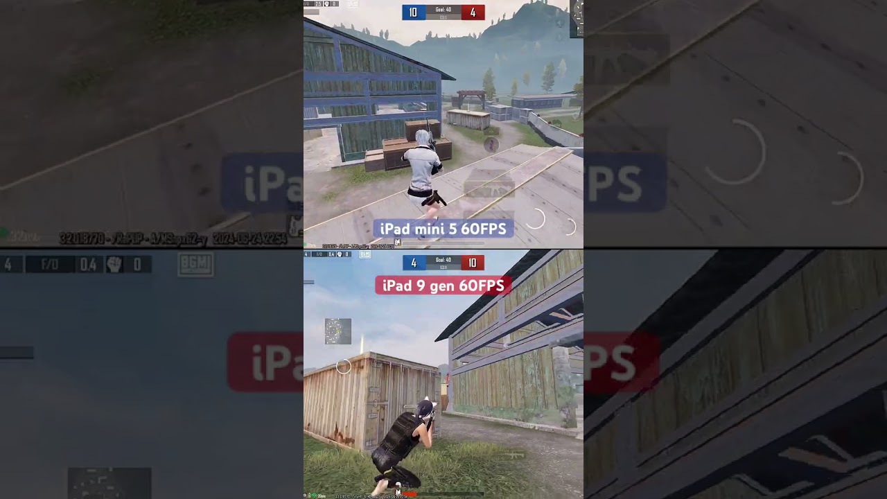iPad mini 5 VS iPad 9 generation in 2024?🤯 #shorts #bgmi #pubg