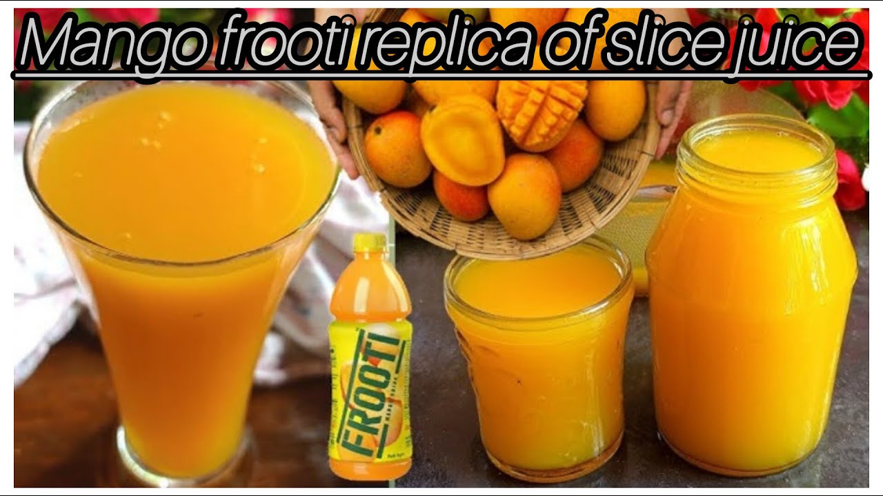 Mango frooti replica of slice juice/mango frooti juice/Mango slice juice by libo kitchen