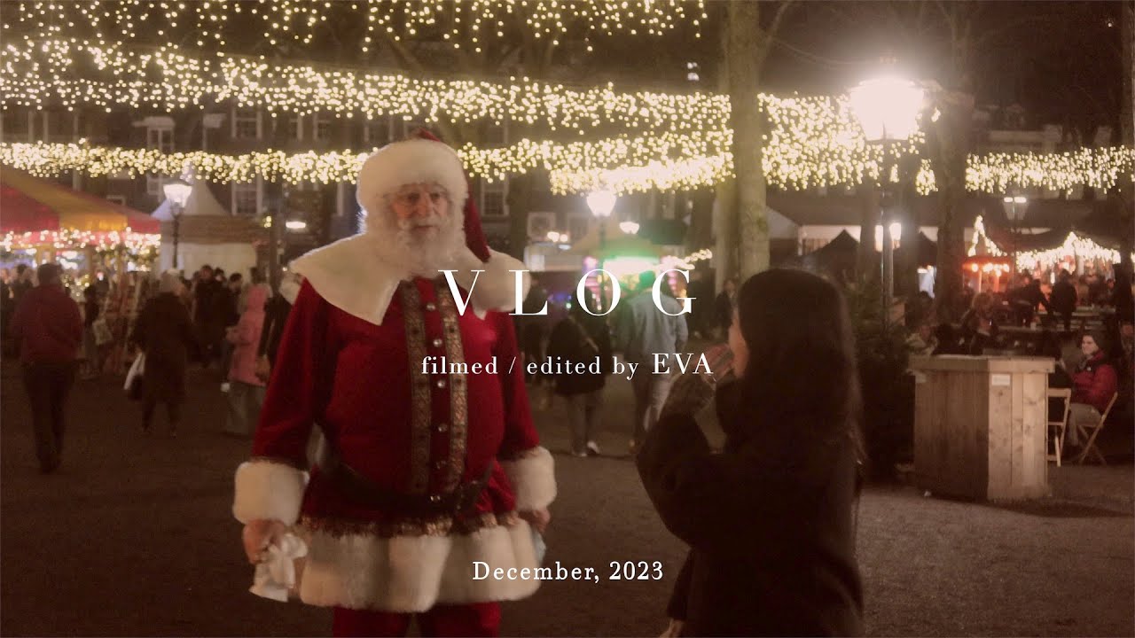 🇳🇱 vlog | 推薦黑色羊毛大衣、荷蘭聖誕市集⛄️🎅🏻 | 歐洲留學生活
