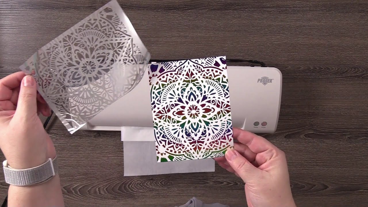 Foil a Card With Any Laminator