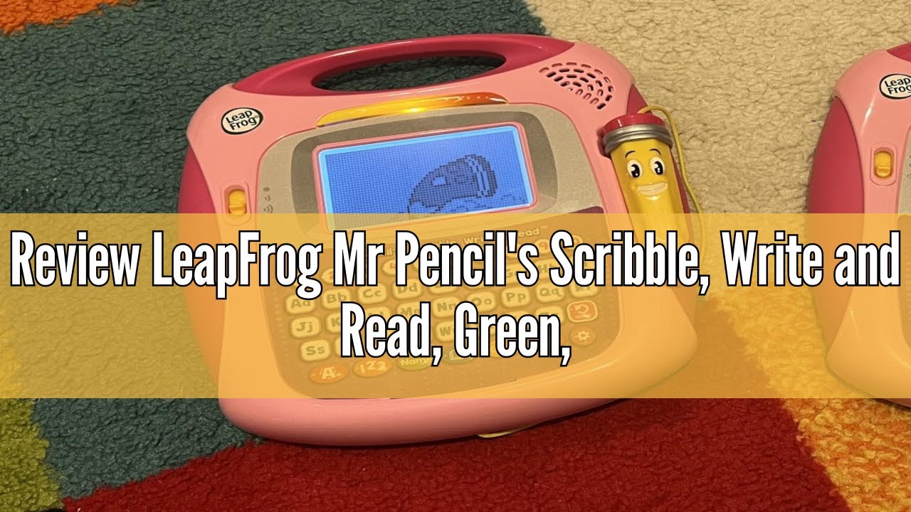 Review LeapFrog Mr Pencil's Scribble, Write and Read, Green, Medium