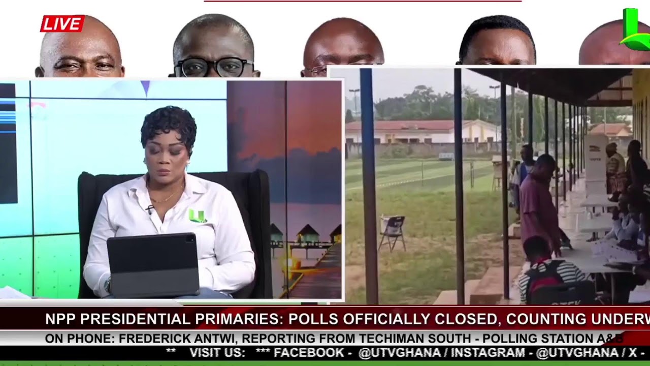 NPP PRESIDENTIALL PRIMARIES ELECTION| COUNTING NOW | LIVE NOW