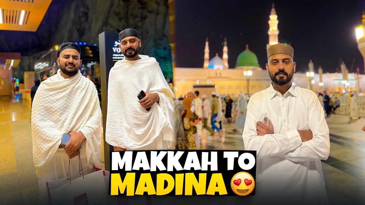 Ziyarat & Travel from Makkah to Madina 😍 A Beautiful Journey | Bilal Marth