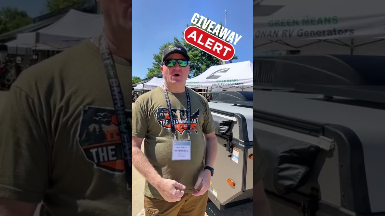 FREE CAMPER GIVEAWAY AT RV SHOW 