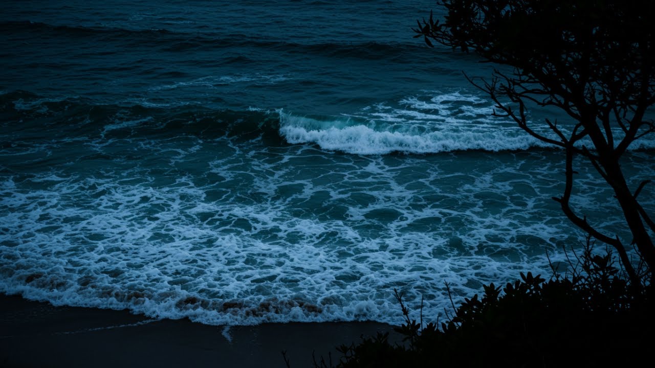Calm Ocean at Night to Help You Unwind and Drift into Deep Sleep