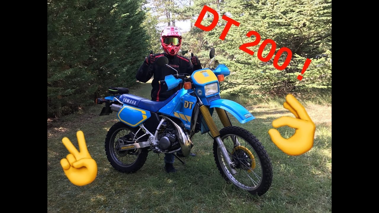 j'ai enfin mon permis A2 ! Test de la yamaha DT 200