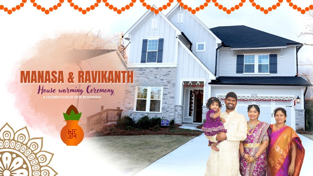 Ravikanth & Manasa |House Warming Ceremony | Gruhapravesham | Atlanta GA