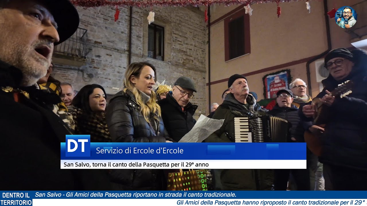 Gli Amici della Pasquetta riportano in strada il canto tradizionale
