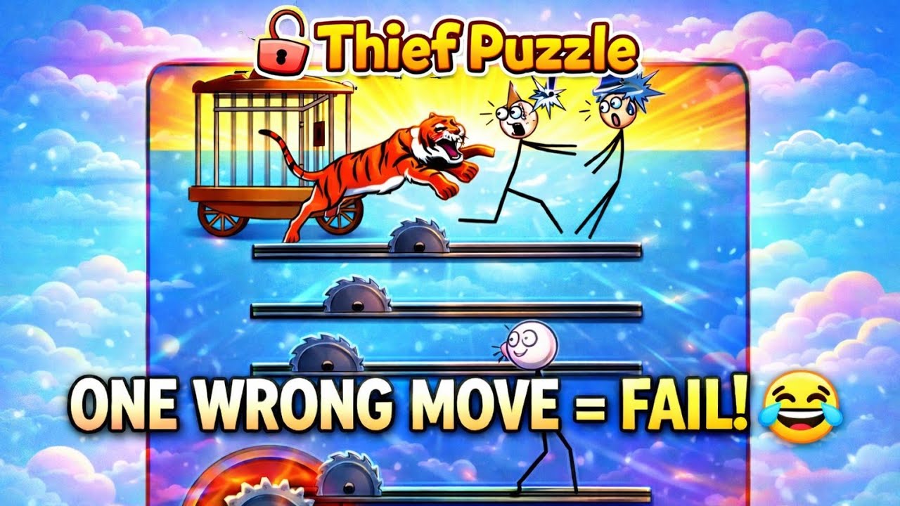 Thief Puzzle Funny Gameplay 😱 level 301-335! | GameLabKids