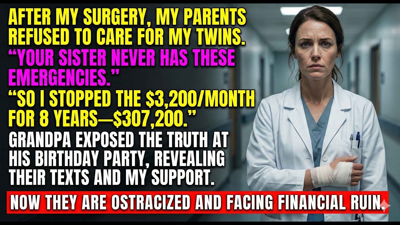 My Parents Refused to Care for My Twins After My Accident, So I Canceled the $307,000 I'd Been...