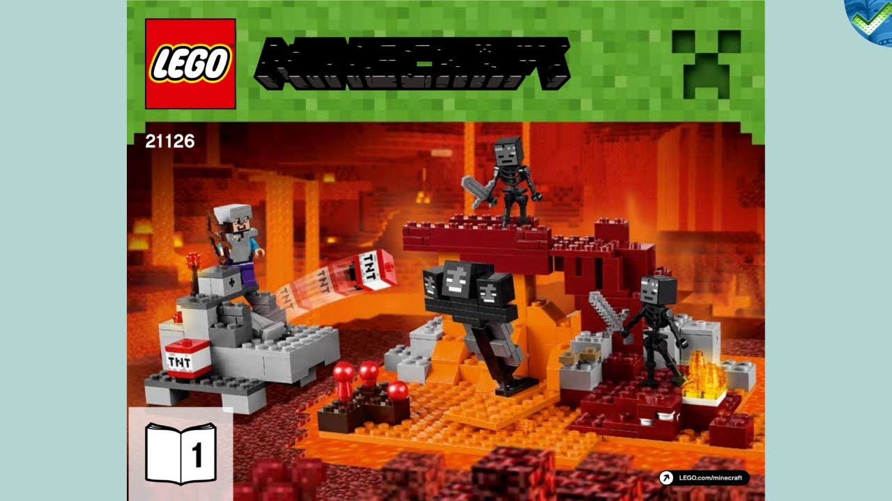 21126 The Wither LEGO&reg; Minecraft Manual at the Brickmanuals Instruction Archive