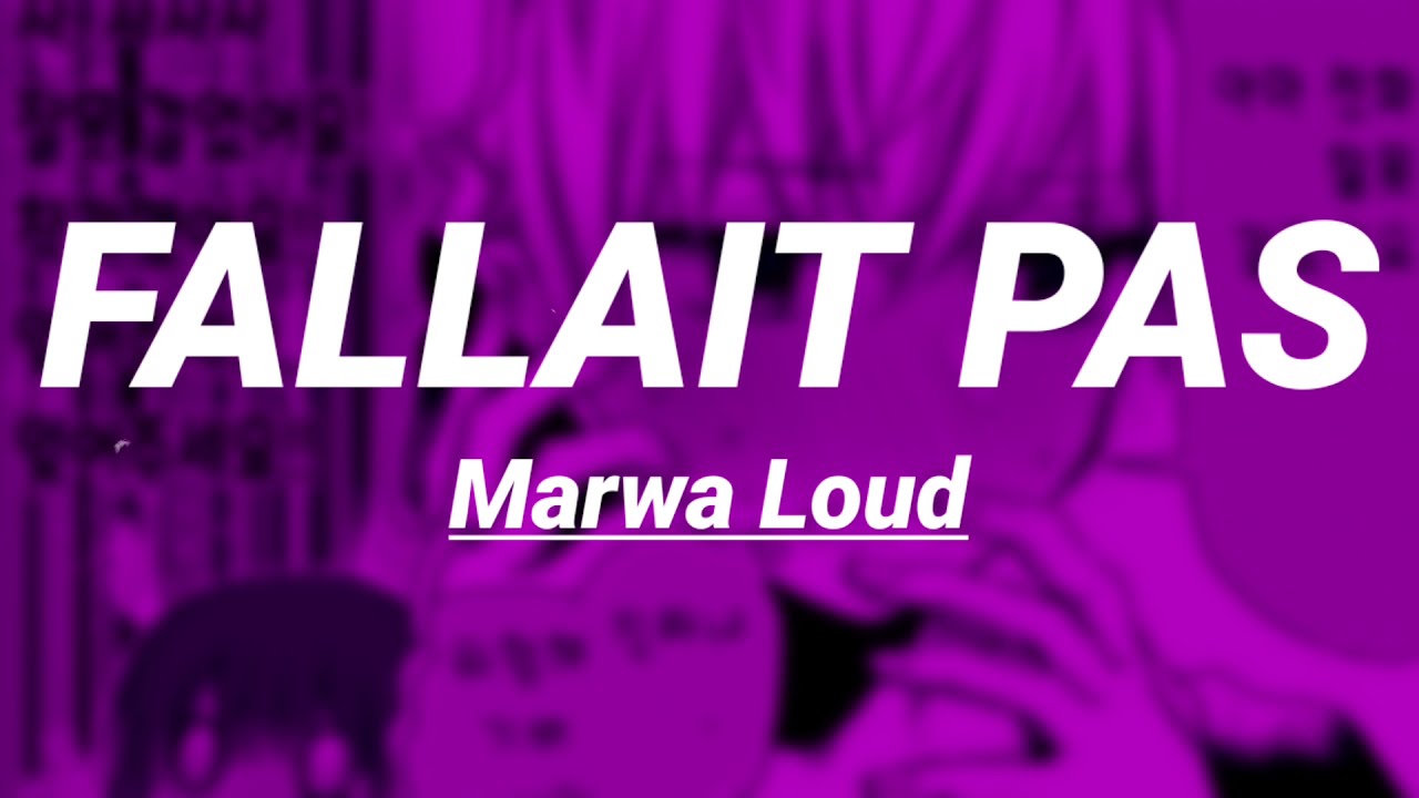Marwa Loud - Fallait pas // English translation