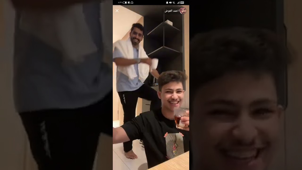 كحيلان الشمري مع احمد العوض في البث2🤍