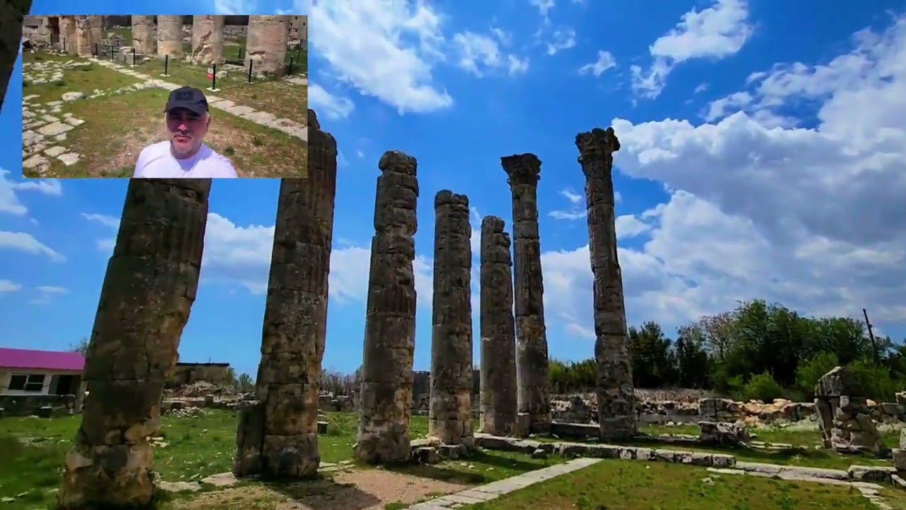 4K Uzuncaburç Antik Kenti Mersin Silifke Mayıs 2023