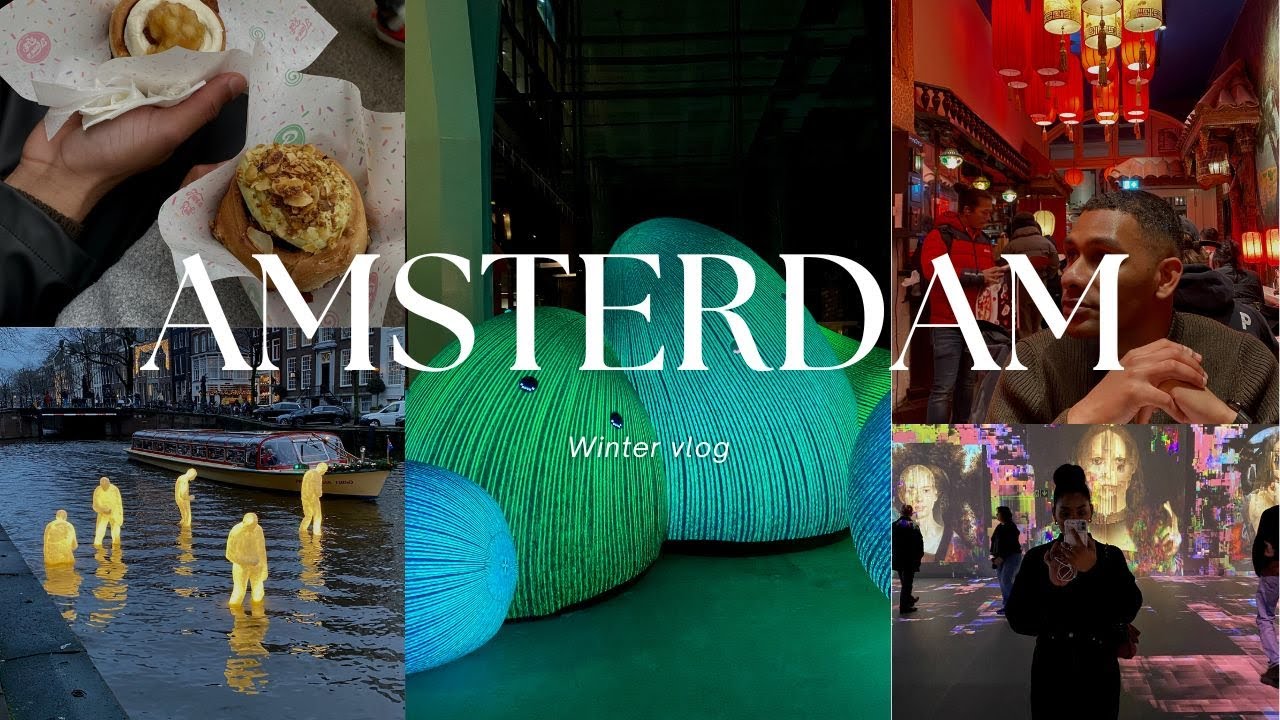 Amsterdam Lights Winter Vlog