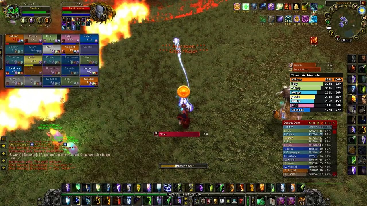 Archimonde kill by Braves ( elemental shaman)