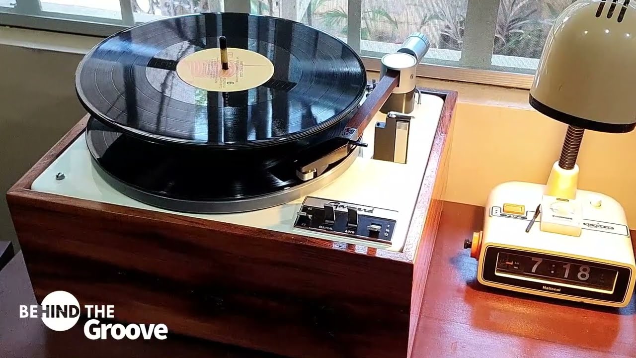 1968 Garrard Lab 80 Turntable Restoration. Before and After.