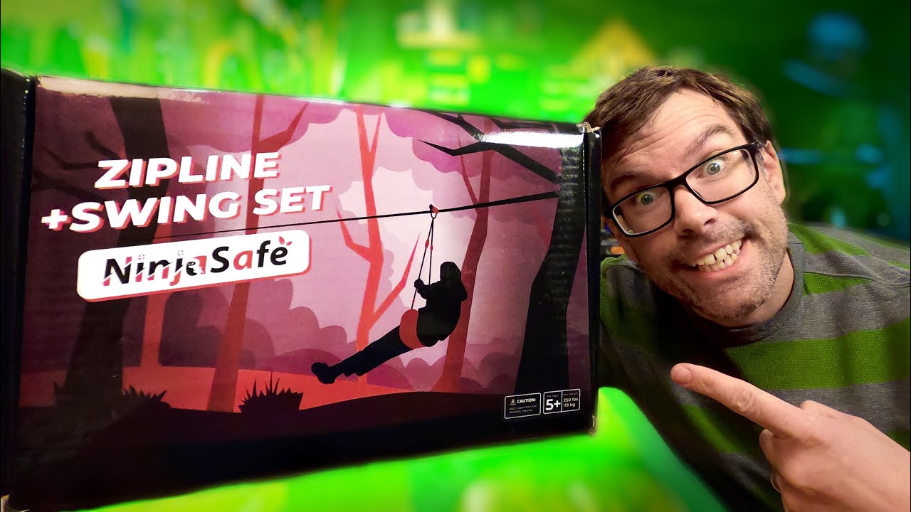 Bring backyard fun home in a box \\  Ninjasafe zipline kit