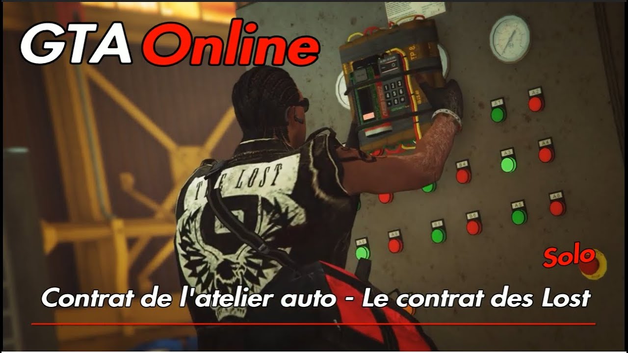 GTA Online - Contrat de l'atelier auto -  Le contrat des Lost - Solo [Astuces] [PS4]