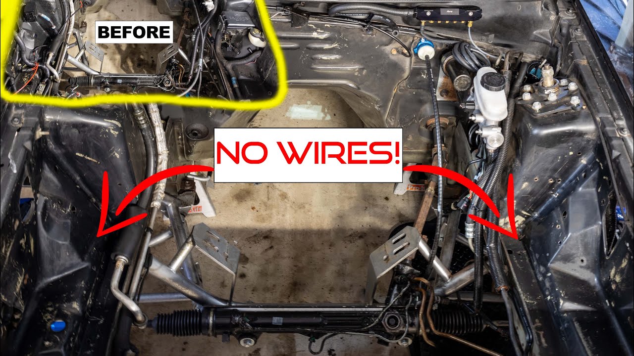 Wire Tucking Our Turbo NewEdge Mustang!