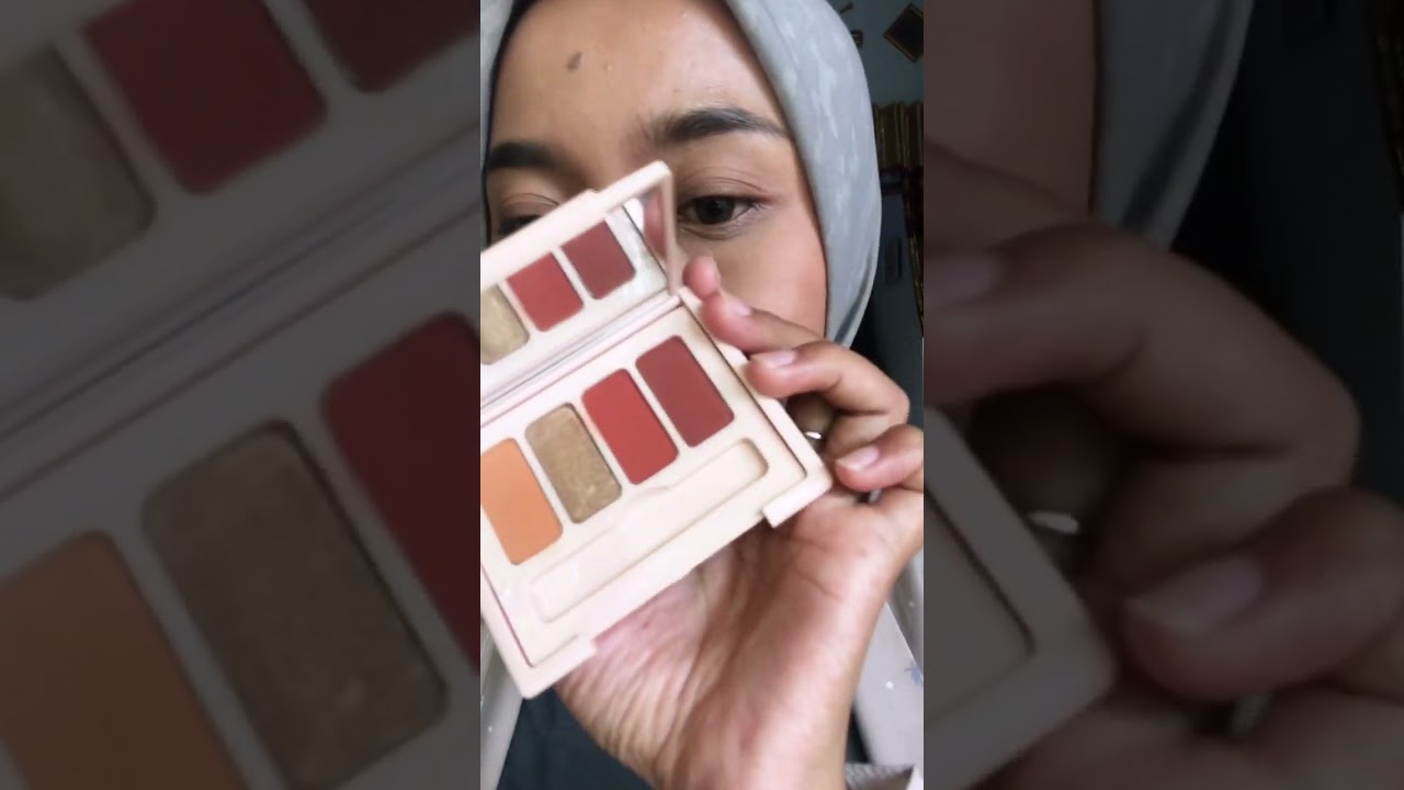 Wardah Colorfit Quad Eye Palette 03 Sunlit Blaze #Wardah #colorfit #eyeshadow