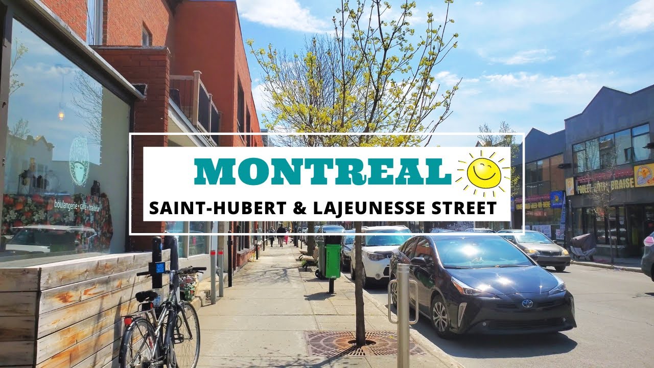 MONTREAL Walk Saint-Hubert & Lajeunesse Street *Canada Spring 2021*