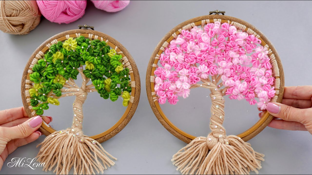 🌸 Magic Sakura made of Yarn 🌸🧶