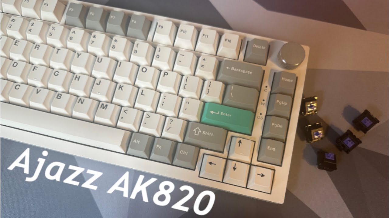 Ajazz AK820 Modding and Disassembly | Vertex V1 Switches