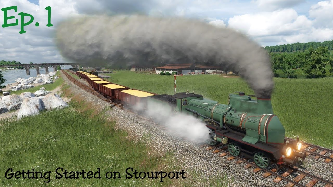 Let's Play Transport Fever 2 VANILLA: Ep1 Starting in Stourport