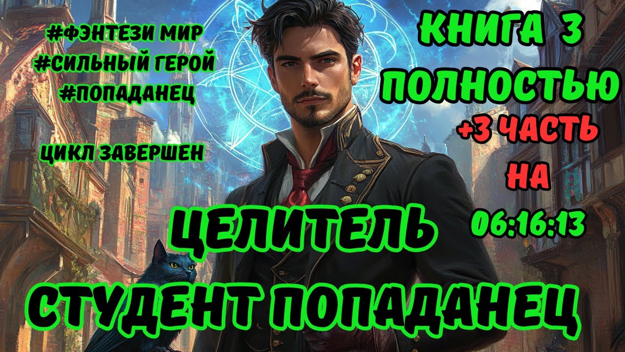 АУДИОКНИГА полностью | ЦЕЛИТЕЛЬ | КНИГА 3 | ФЭНТЕЗИ | ПОПАДАНЕЦ | #аудиокнига  #аудиокниги #фэнтези