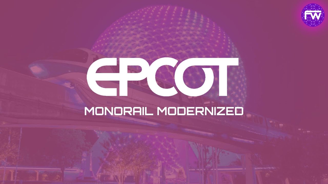 EPCOT Monorail Modernized (V2, Fixed w/ 