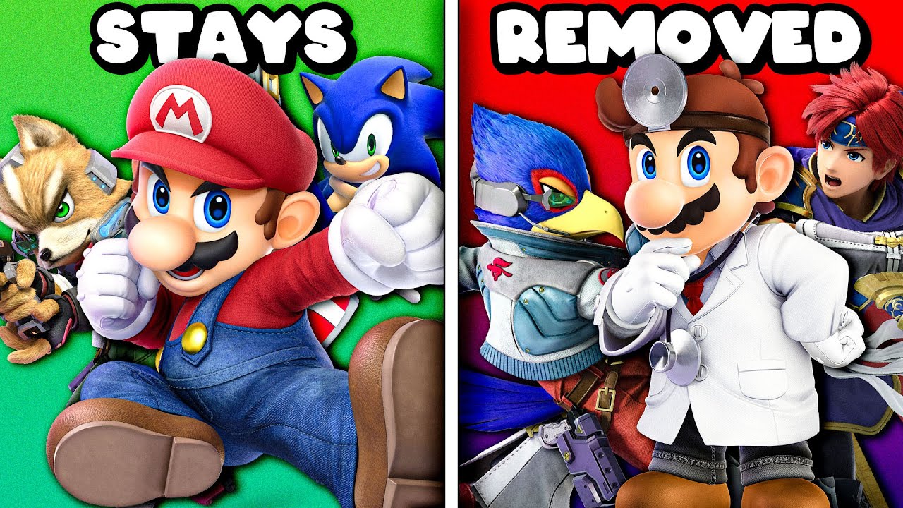 Cutting the Smash Bros Roster in HALF!