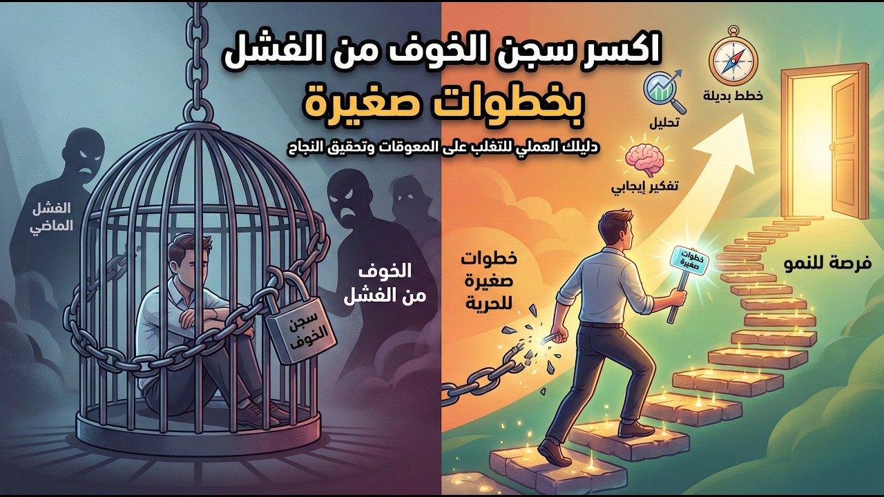 اكسر سجن الخوف من الفشل بخطوات صغيرة