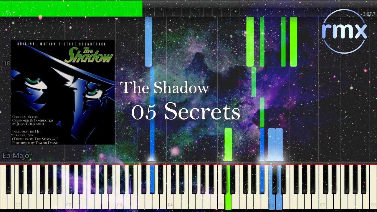 The Shadow - "05 Secrets" (Piano Solo) FREE Sheet Music Arrangement