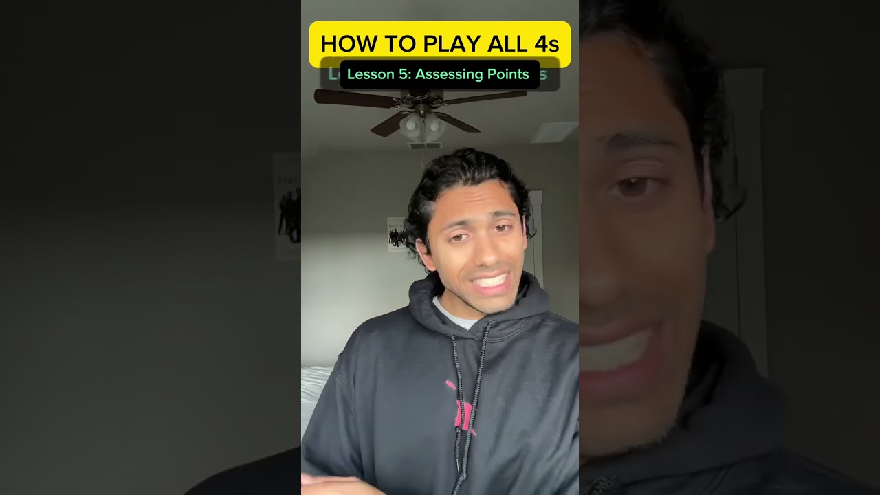 How to play all 4s | Lesson 5 Part 2: Assessing Points