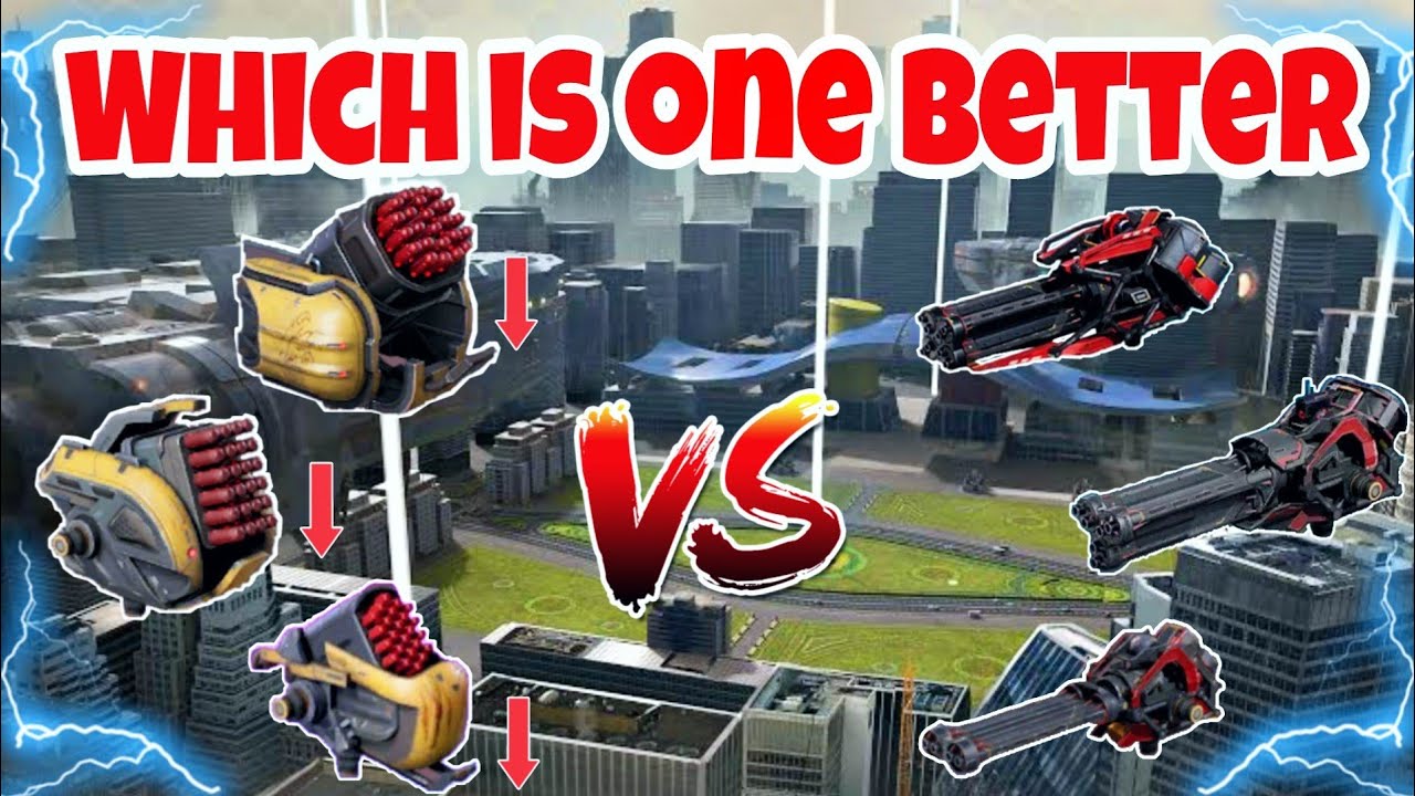 [WR] 🔥[Nerf]Talon Jaw Claw VS Smuta Razdor Karmola Weapon Comparison |War Robots|