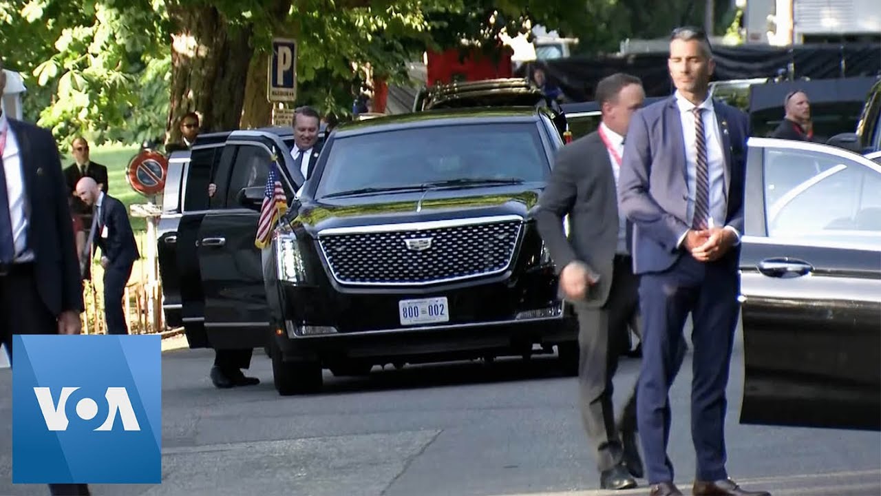 Biden Leaves for Geneva Airport