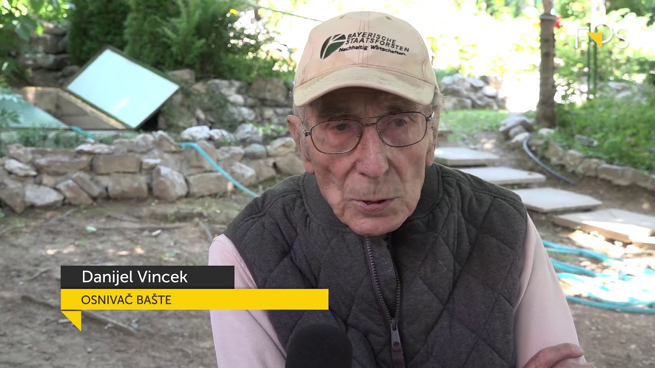 Botanička ba&scaron;ta u Kola&scaron;inu: Zelena oaza gospodina Vinceka