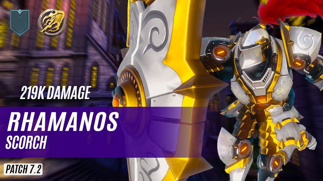STRONG 219K DAMAGE Rhamanos FERNANDO PALADINS COMPETITIVE (NEW PATCH 7.2) SCORCH