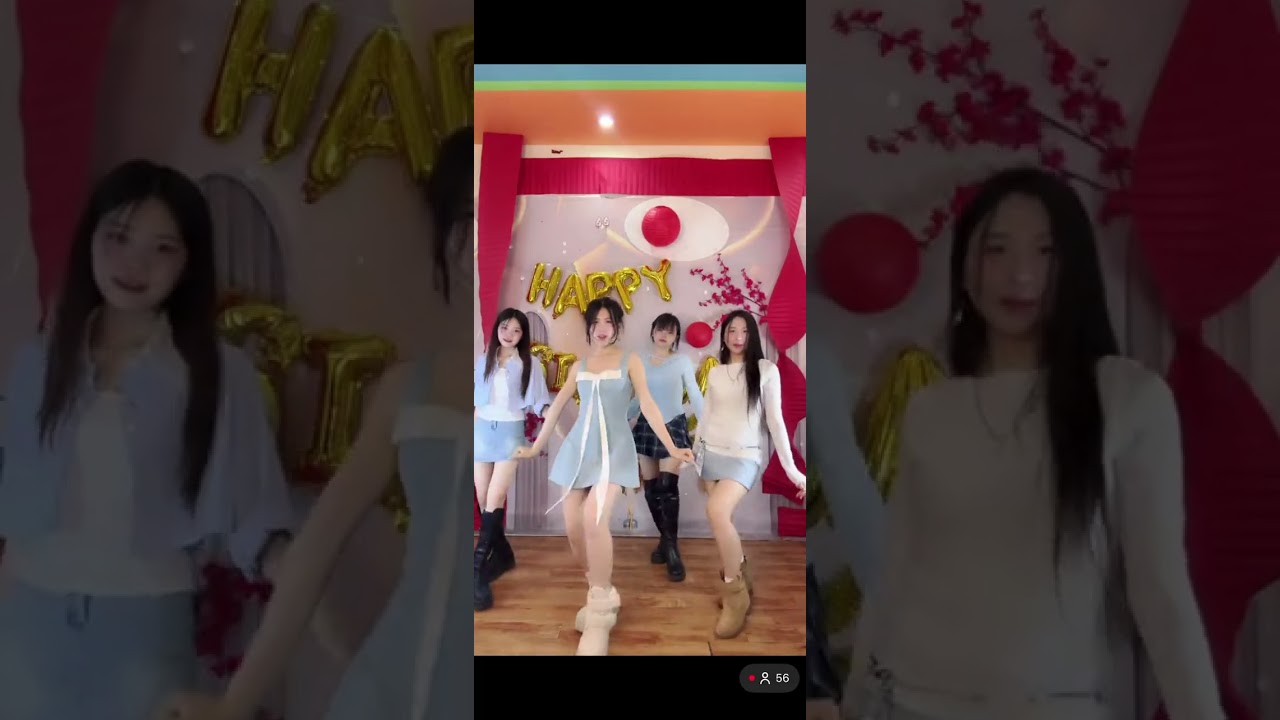 #102 越南直播台4美女跳舞💃｜越南美女