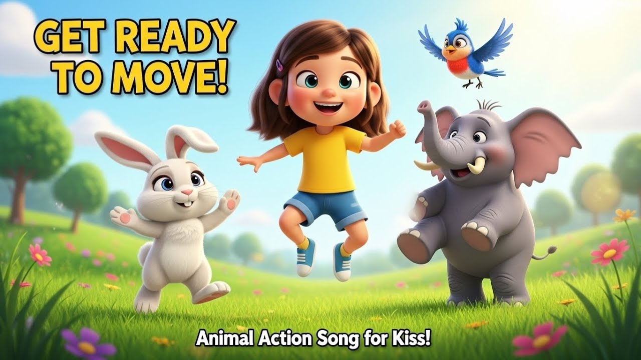 Kids Exercise Song with Animal Actions | Nursery Rhyme | Kids' Song