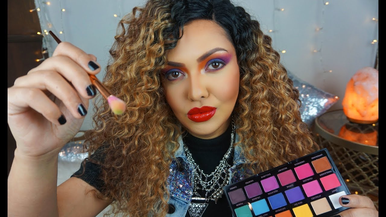 ASMR Doing Your 1980's Makeup
