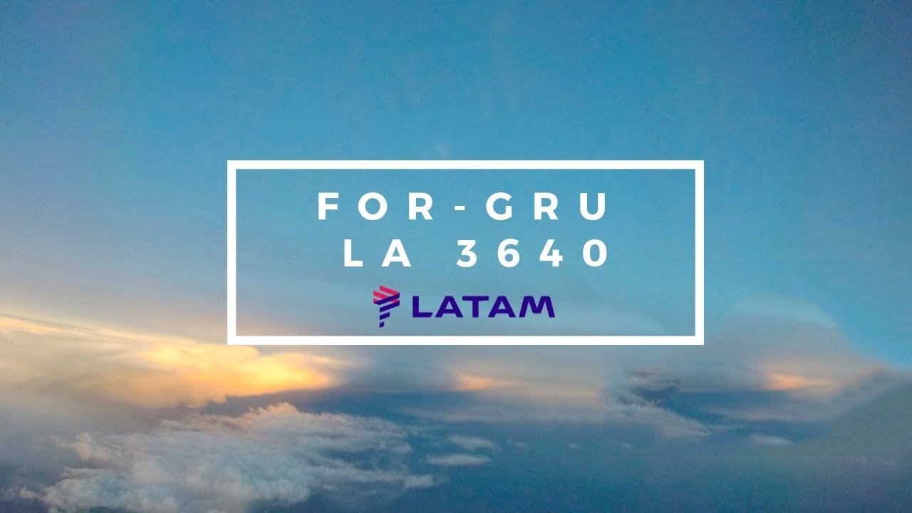 Timelapse Flight Fortaleza  - São Paulo (Guarulhos) (FOR-GRU)