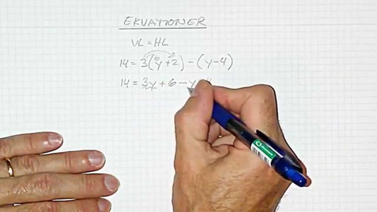 Algebra åk9 Del 5 Ekvationer