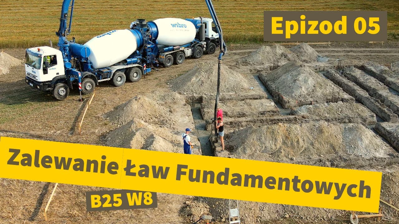 Zalewanie Ław Fundamentowych - Epizod 05 - 🏠Sami budujemy dom systemem gospodarczym