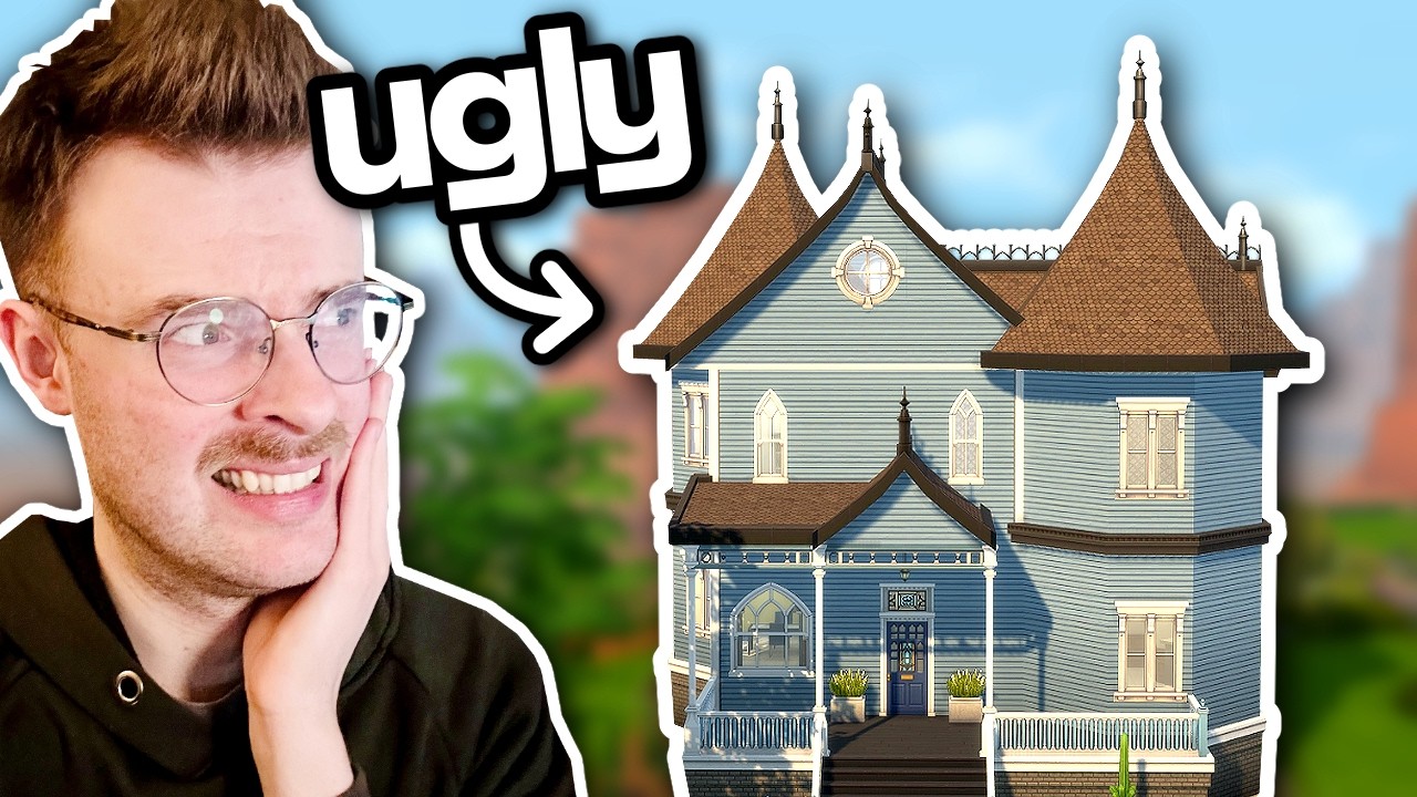 fixing Strangerville's UGLIEST house in The Sims 4